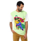 Man playing guitar graphic tee